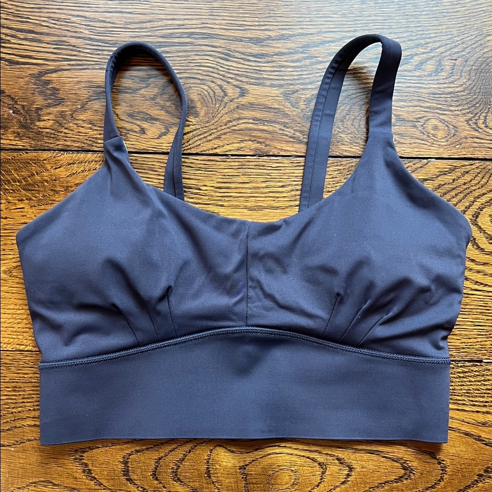 Elegant Dark Blue Women's Sports Bra